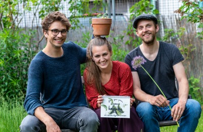 Portrait: Orlando Zaddach, Manuela Baron und Tobias Aufenanger